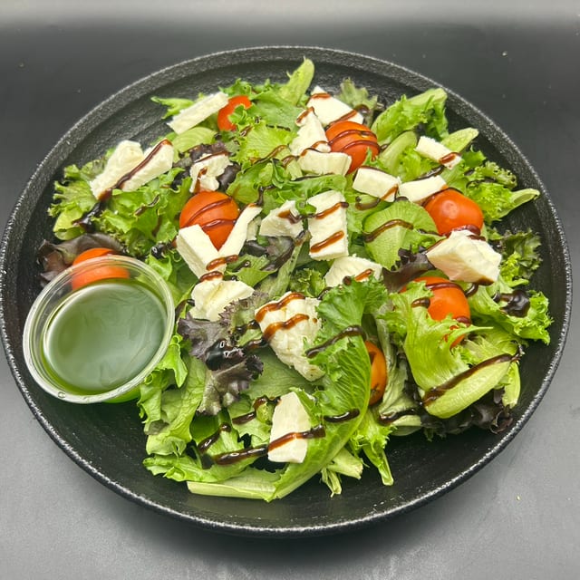Caprese Salad with balsamic vinegrette.